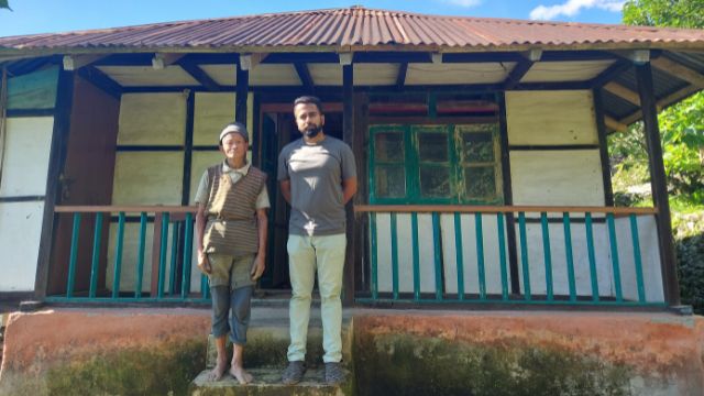 silkworm rearing house, Kalimpong, 