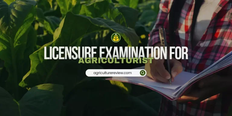 Licensure Examination For Agriculturist: Online Reviewer