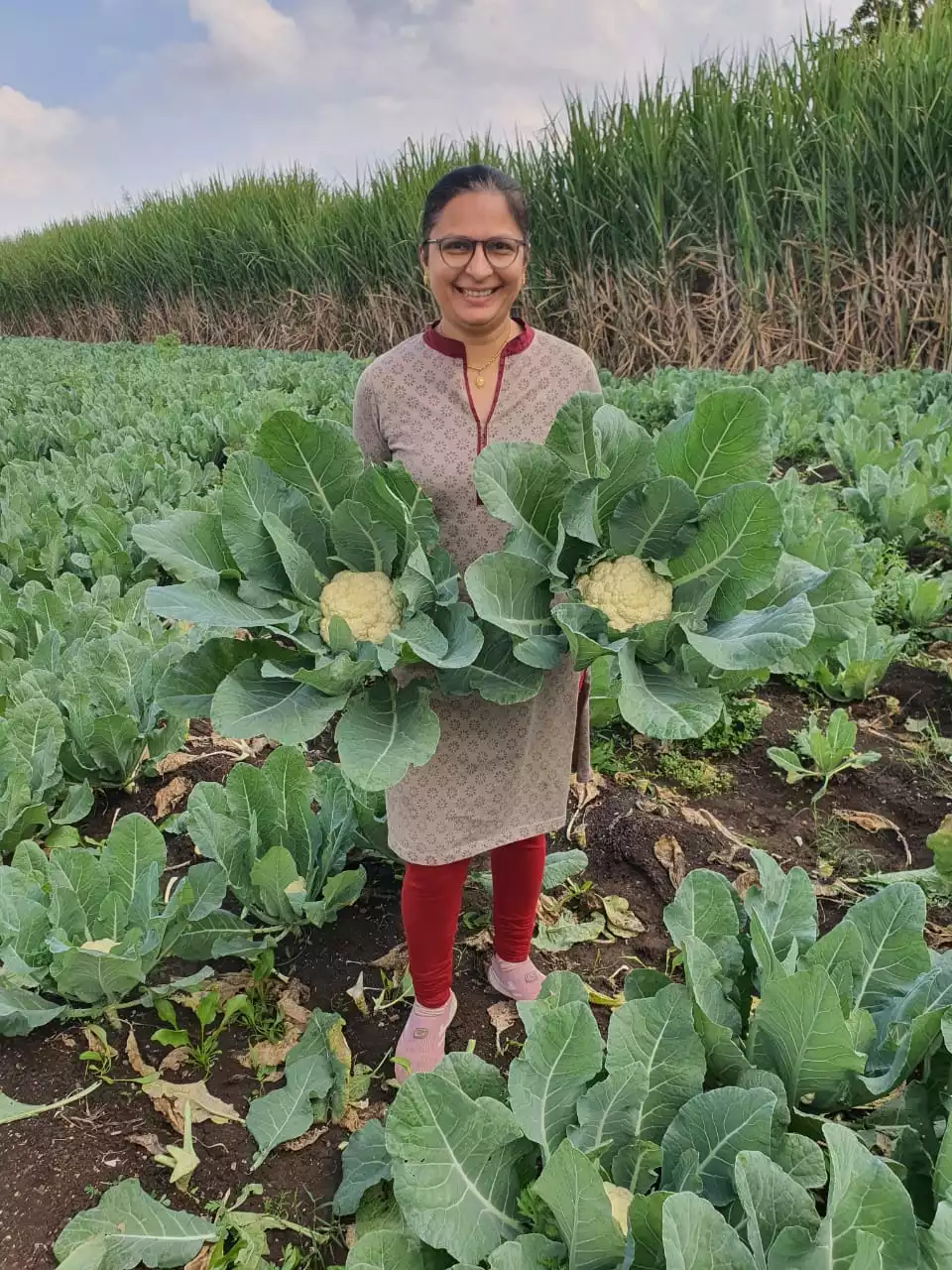 Reena Sheth gardening