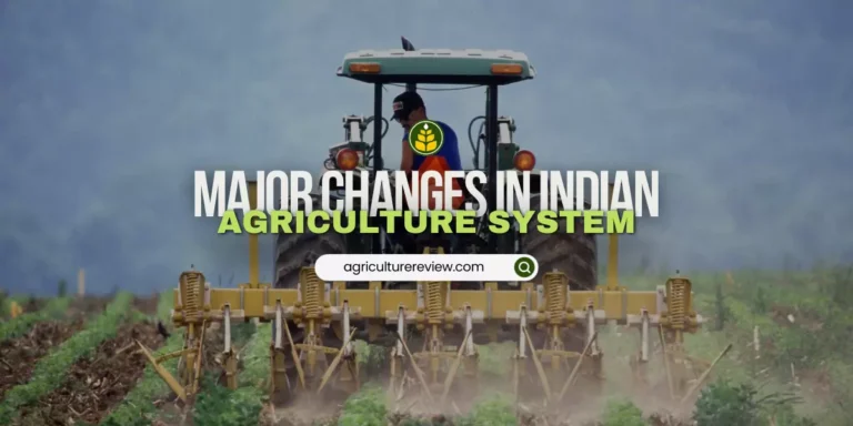 What changes has the country of India undergone in agriculture?