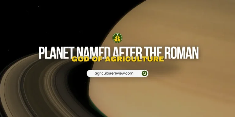 Which planet named after the roman god of agriculture?