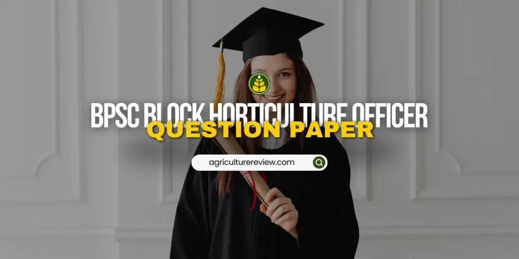 bpsc-block-horticulture-officer-question-paper