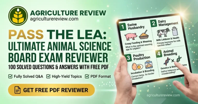 Pass the LEA: Ultimate Animal Science Board Exam Reviewer (100 Q&A) With Free PDF