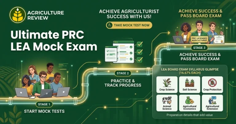 Ultimate PRC LEA Mock Exam: 100 Questions to Pass the Agriculturist Board