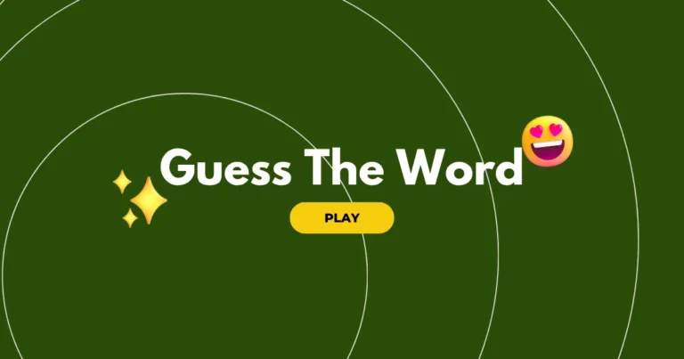 Agriculture Word Guess Puzzle Challenge, Guess Words From Six Major Subjects