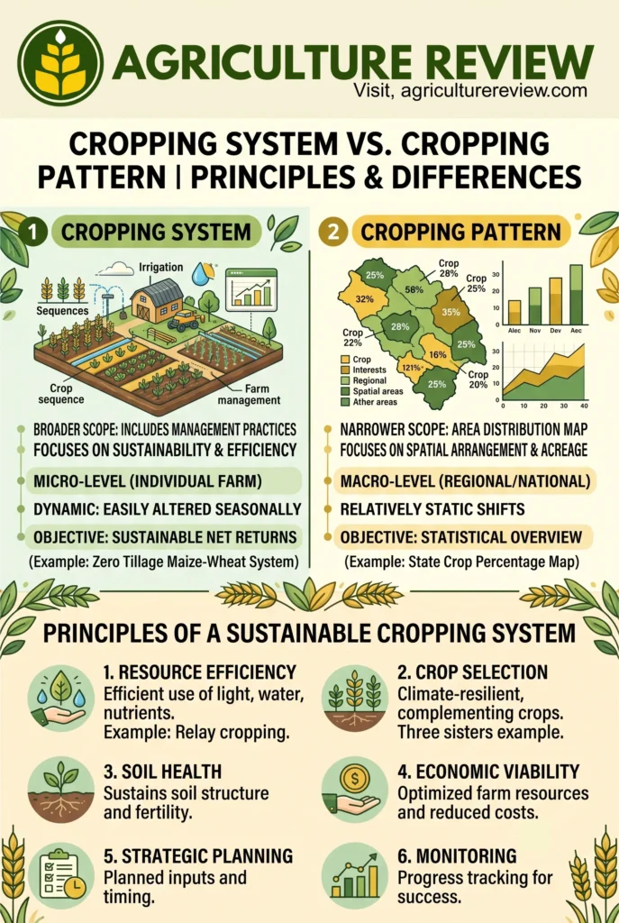 differentiate-between-cropping-system-and-cropping-pattern-and-describe-the-principles-of-cropping-system