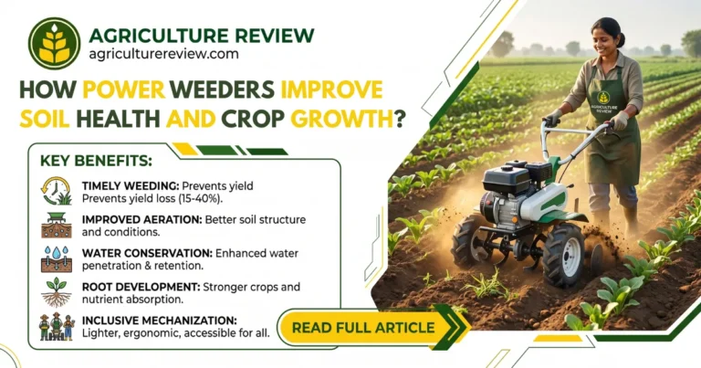 How Power Weeders Improve Soil Health and Crop Growth?